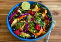 Rainbow Ribbon Salad